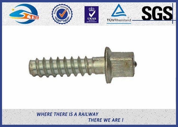 Head forming DIN Standard Coach Railway Sleeper Screws Plain oiled For Sleeper