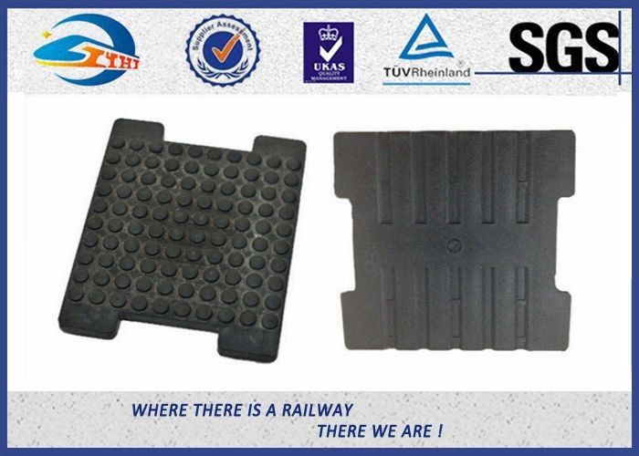 Customized Rubber Pad Plastic And Rubber Part HDPE For Railway Fastening