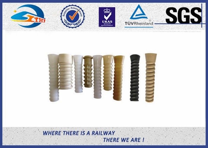 ISO Plastic Dowel for Railroad Fastenings With PA66 or HDPE