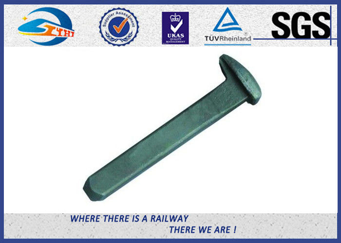 Q235 / 35# Railway Rail Sleeper Metric Screw St3.5 Track Spikes