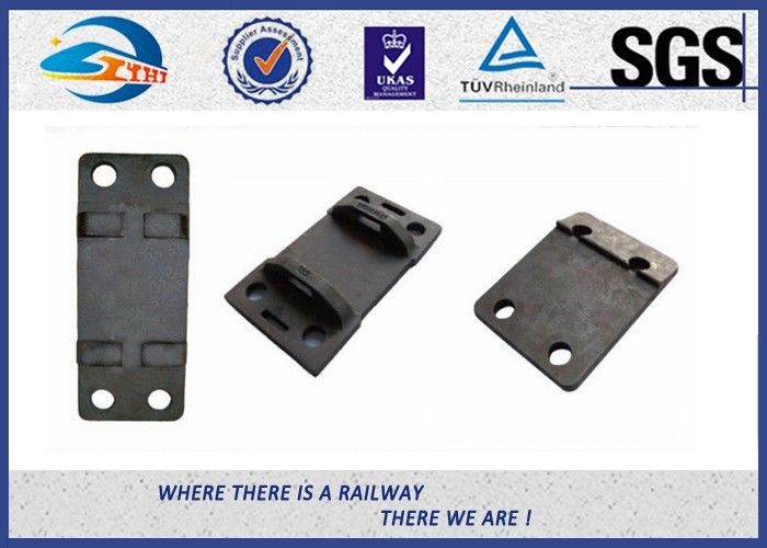 Double Shoulder Forged Cast Rail Base Plate Hole Diameter 10MM