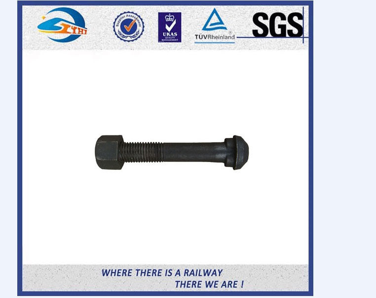 High Tensile Fastener Nut And Bolt Railway Bolt With Dacromet / Sherardizing