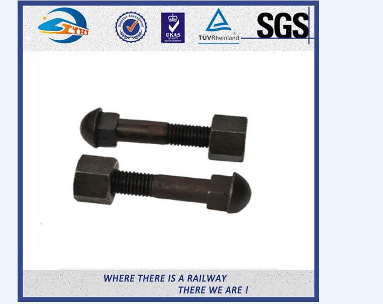 Grade 10.9 Track Bolts And Nuts / Inserted Bolt With Dacromet / Sherardizing