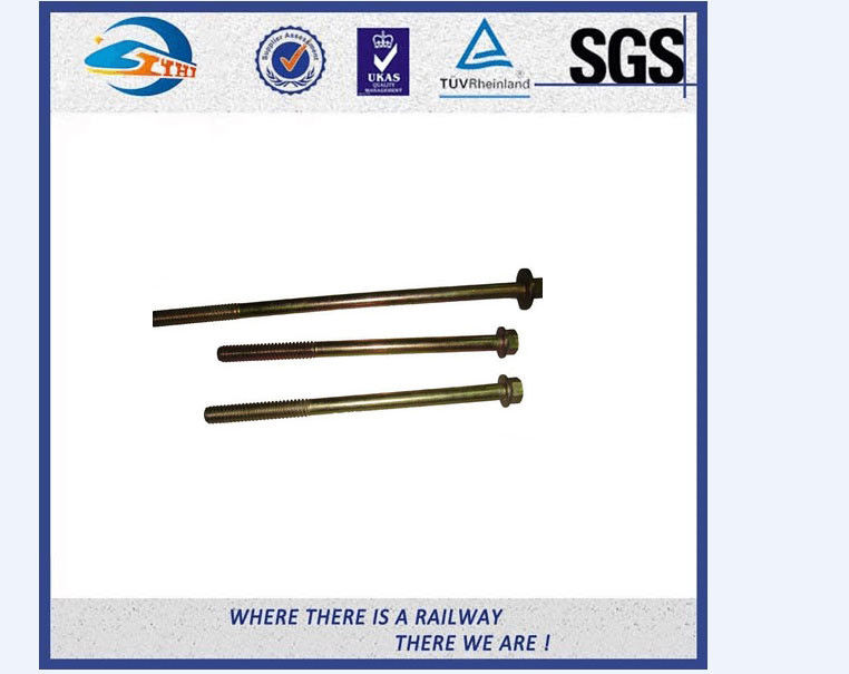 Customized M1.6-M64 Railway Bolt , Half  / Full Threaded Bolt And Nut