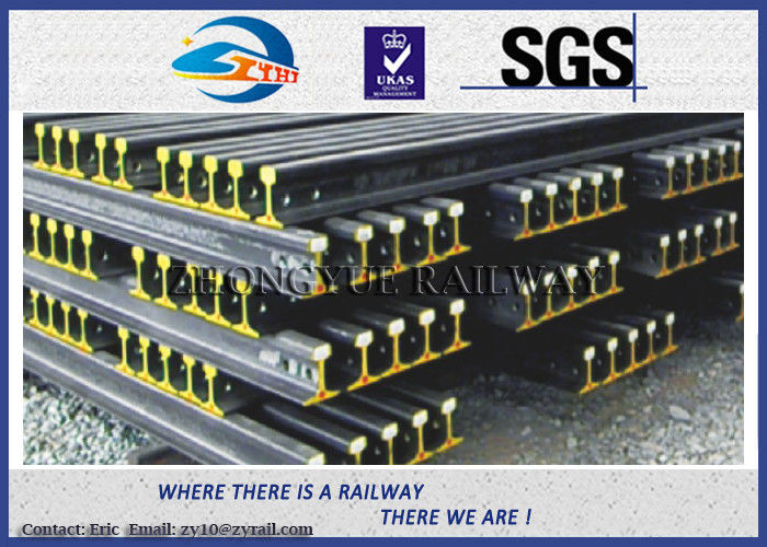 Customized 6m - 12m Overhead Crane Track / Steel Rail Track GB15KG GB22KG GB30KG