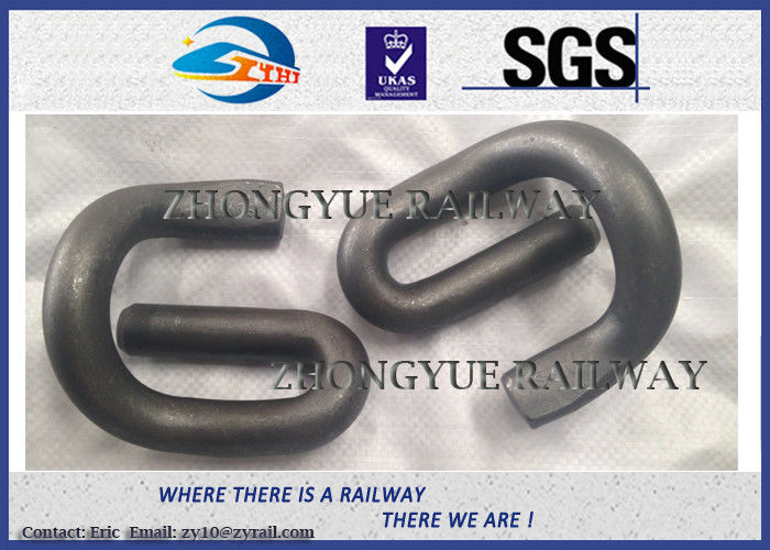 E Shape 60Si2MnA 60Si2MnA Elastic Rail Clips With Oxide Black color