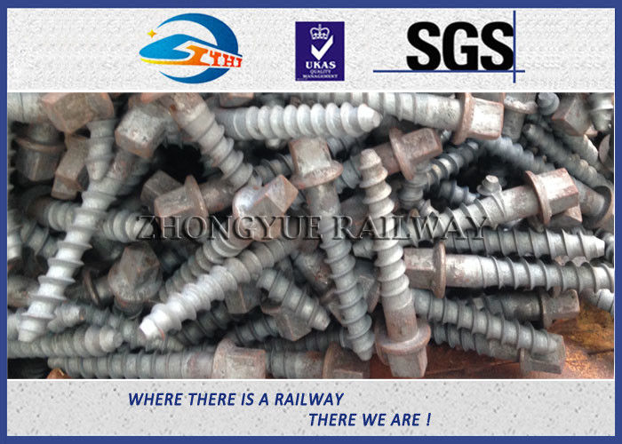 Stainless Steel Rail Screw Spike 5.6 Grade For Railway Fasteners