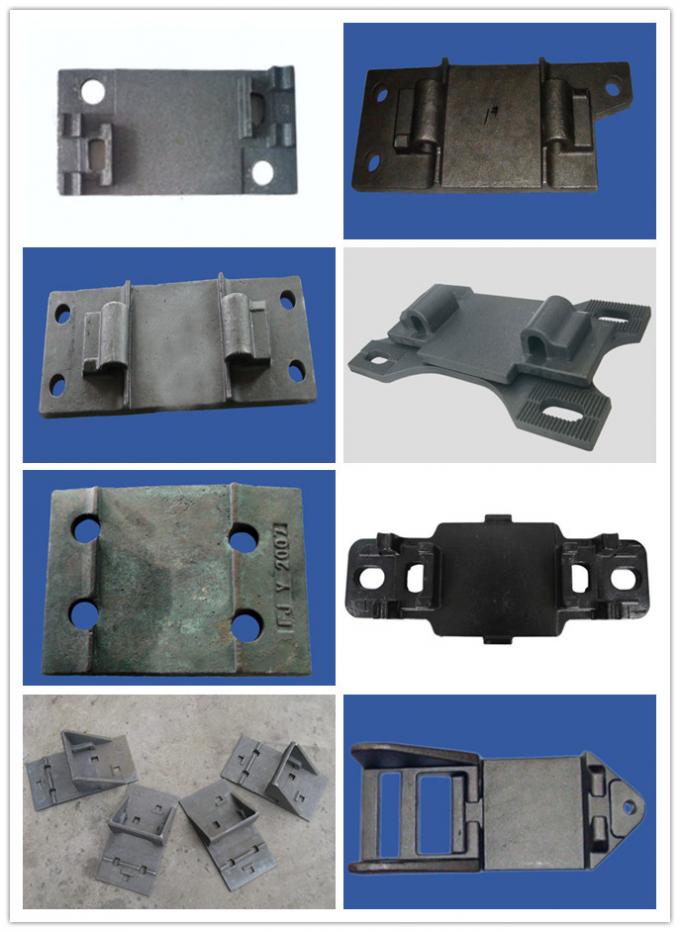 Strength Carbon steel Plain Railroad Tie Plate For Railway Fasteners