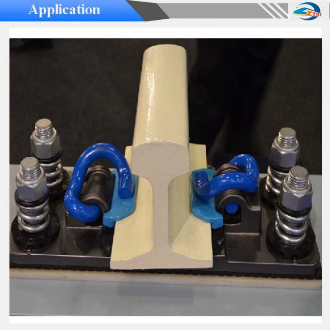 Oxide Black / Zinc Plated E Clips Elastic Rail Clips For Railroad